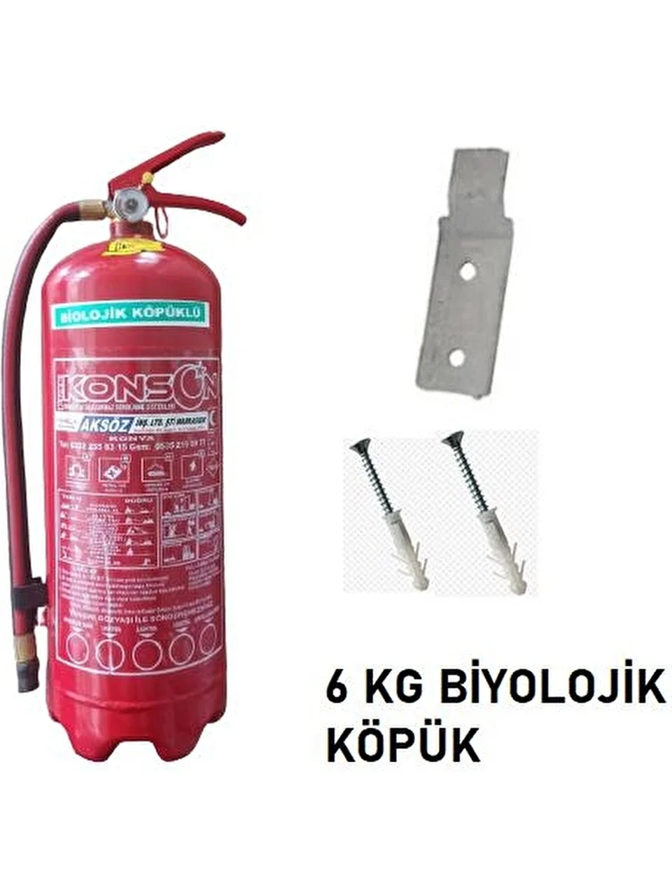 Yangın Tüpü Söndürme Köpüklü 6 kg