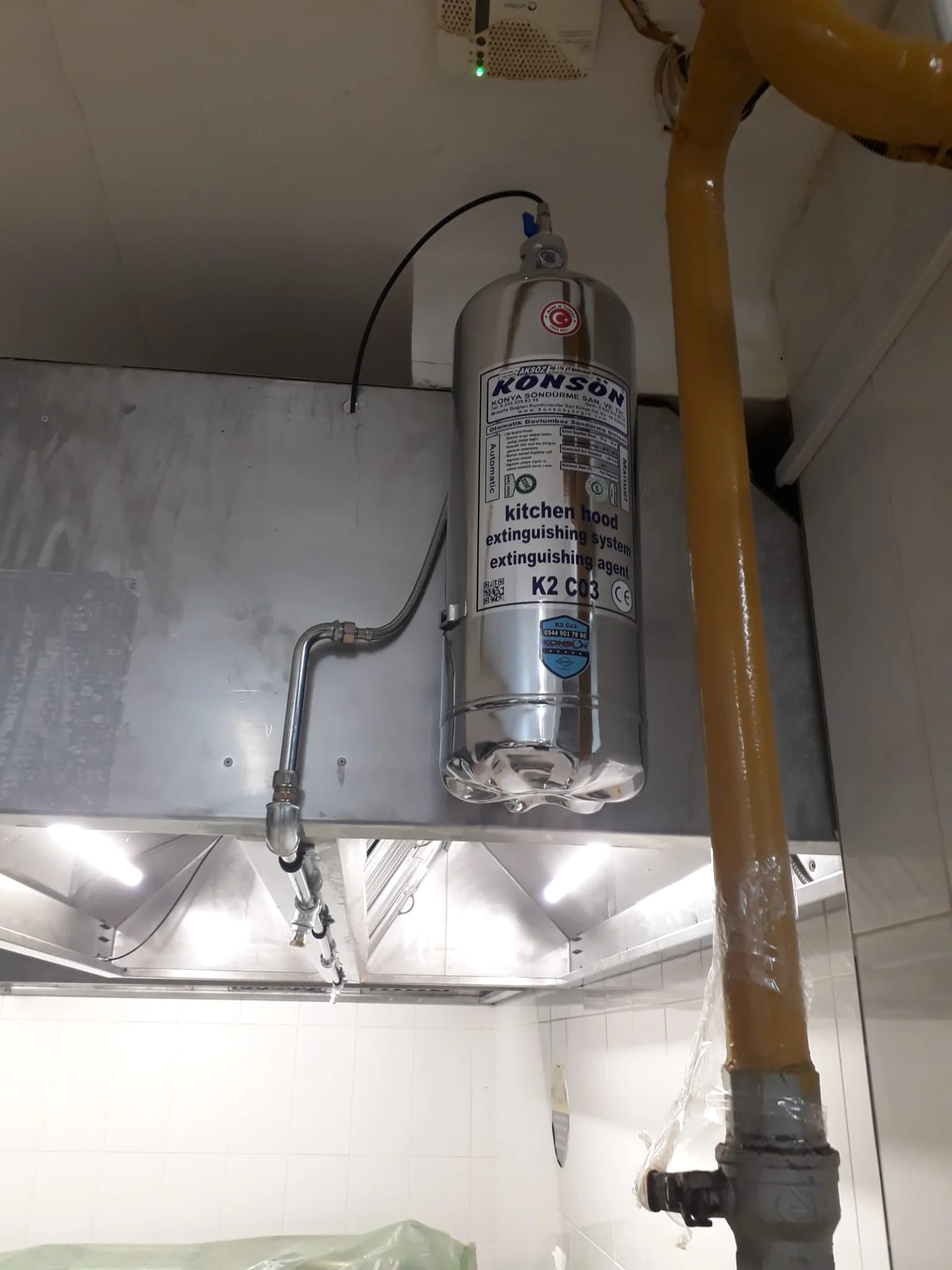 Davlumbaz Söndürme Sitemi 24 lt