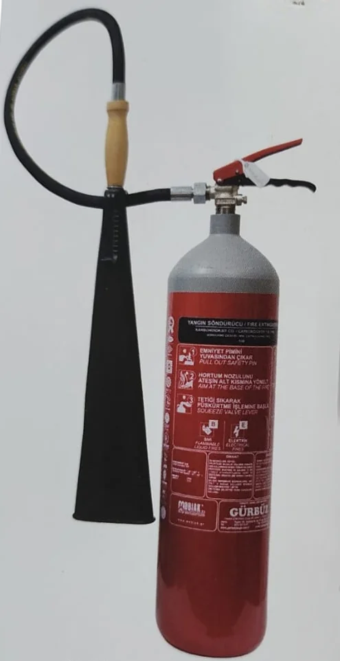 Yangın Söndürme Tüpü 5 kg Karbondioksitli Co2 Gazlı